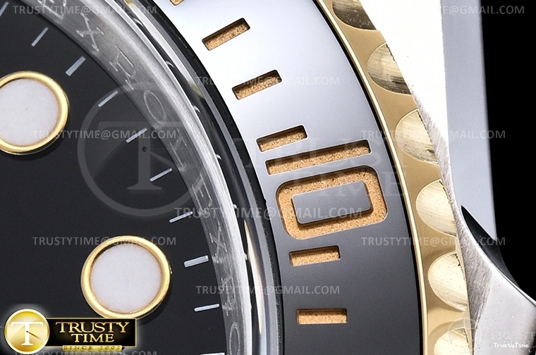 1202 Sophisticated Submariner 116613LN 904L YG SS Black ARF V3 A 1087